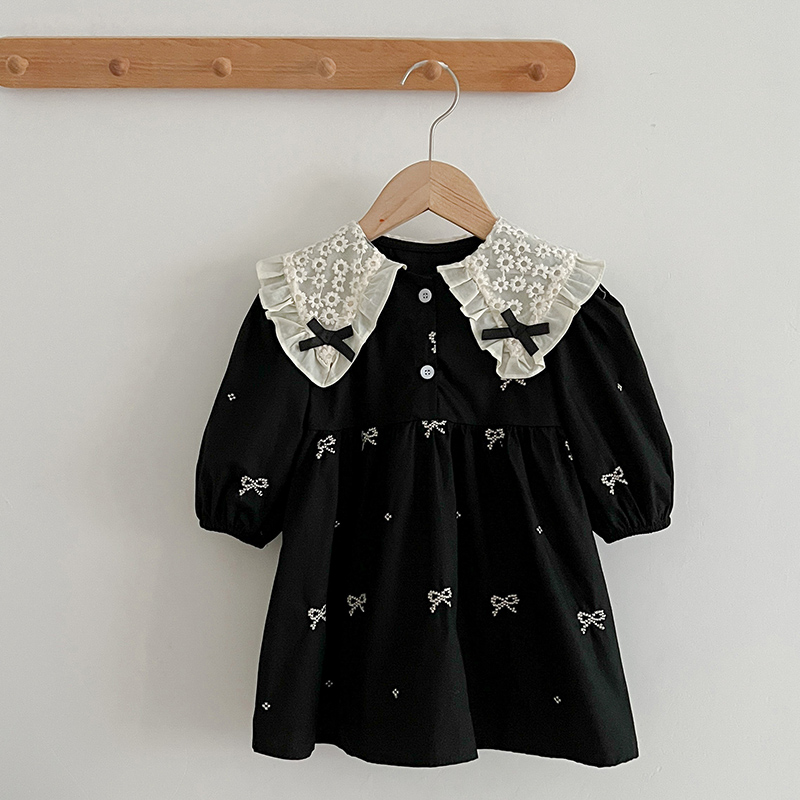 Baby Clothing Bundles - Sonbahar 0-6Yrs Kız Prenses Elbise Bebek