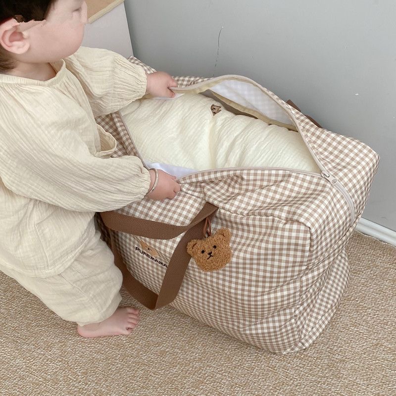 Baby Clothing Quilt - Pamuklu Kumaş Saklama Çantası Anaokulu Bebek