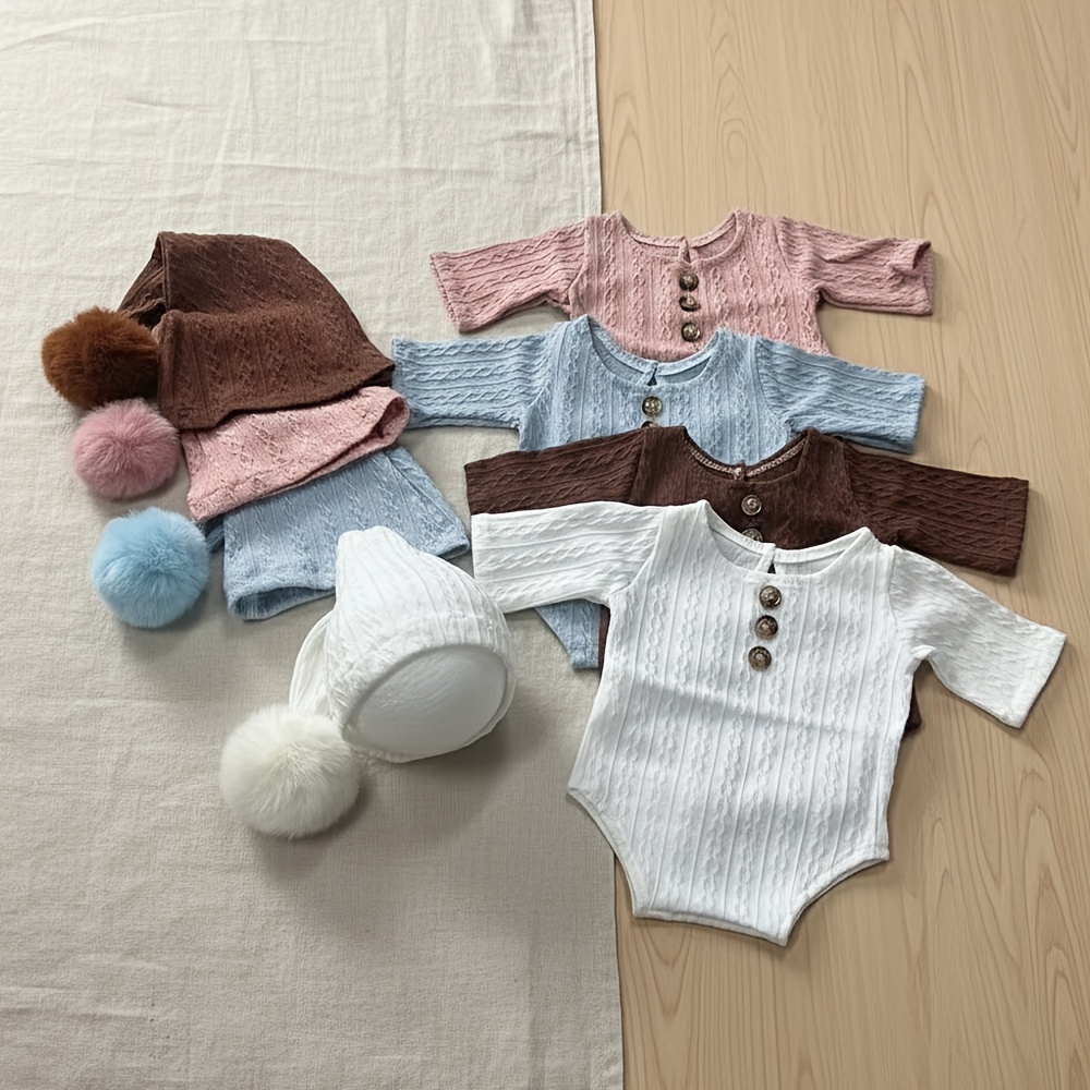 Baby Clothing Onesies - Yenidoğan Fotoğraf Sahne Romper Uzun Kuyruk