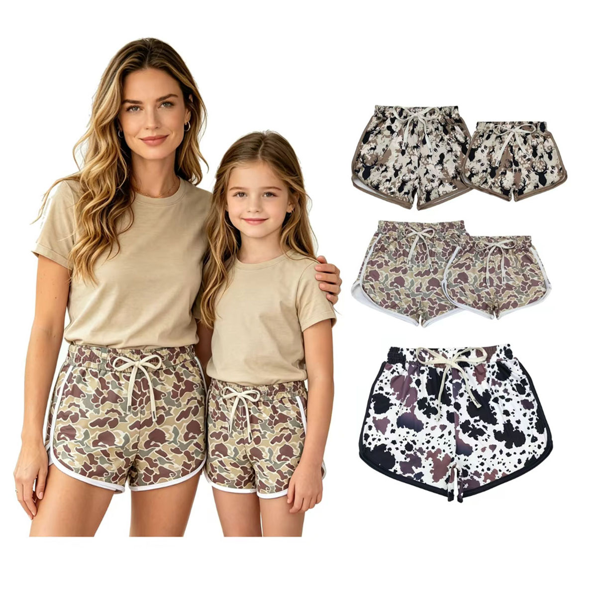 Baby Clothing In Summer - Çocuklar Yetişkin Anne ve Ben Bebek
