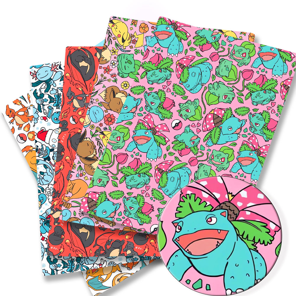 Baby Clothing Quilt - Pokemon Karikatür Fabric140*50 cm El Yapımı