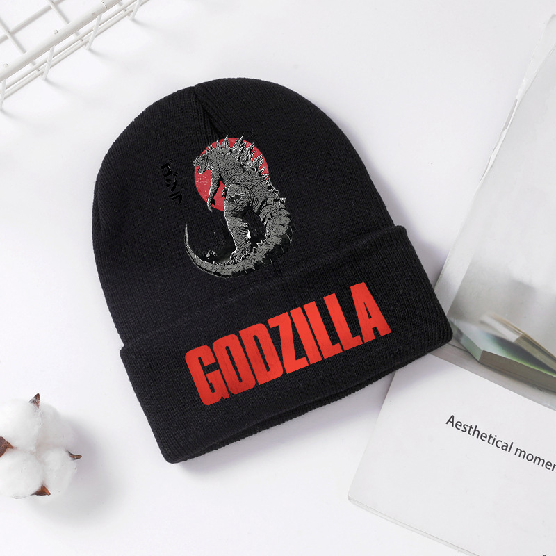 Baby Clothing Gifts - Godzilla örme şapka Kış Bahar Serin