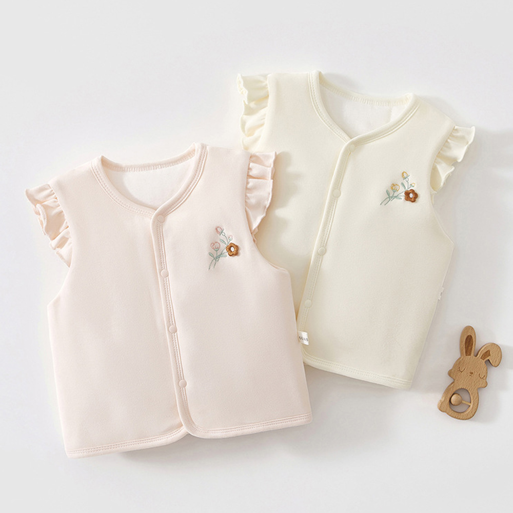 Baby Clothing Quilt - Bebek Kız Yelek Kapitone Sıcak Sonbahar
