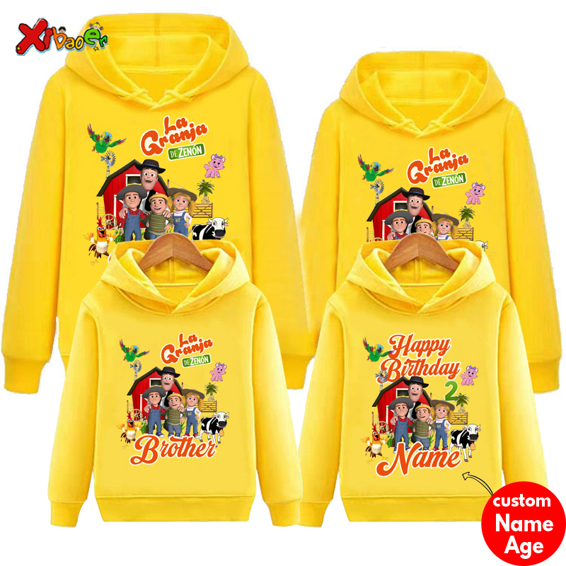 Baby Clothing Crochet - Çiftlik T Shirt Famili doğum günü