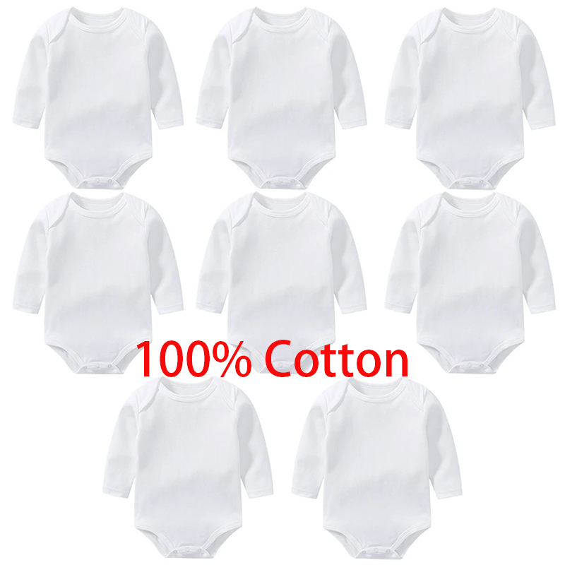 3/8 adet/grup Uzun Kollu Bebek - Baby Clothing Brands incelemesi ve fiyatı