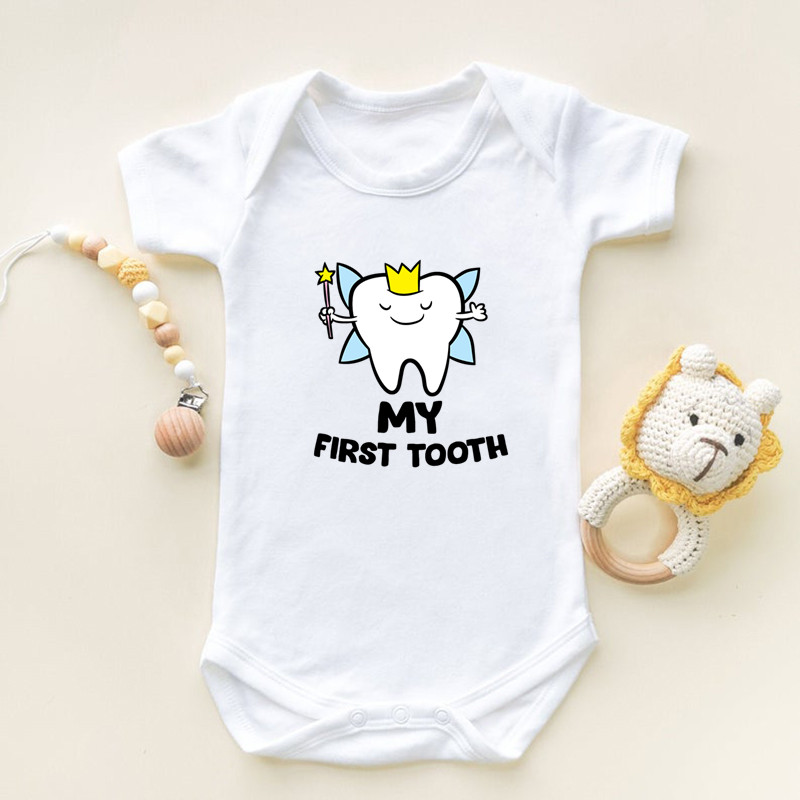 Benim İlk Dişim Var Baskı Kısa - Baby Clothing Brands incelemesi ve fiyatı