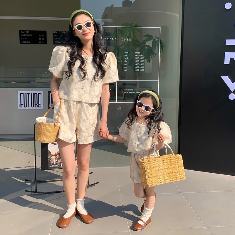 Anne ve kızı eşit setleri giys - Baby Clothing In Summer incelemesi ve fiyatı