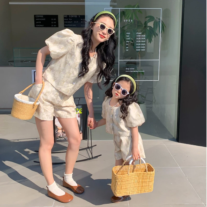 Anne ve kızı eşit setleri giys - Baby Clothing In Summer incelemesi ve fiyatı