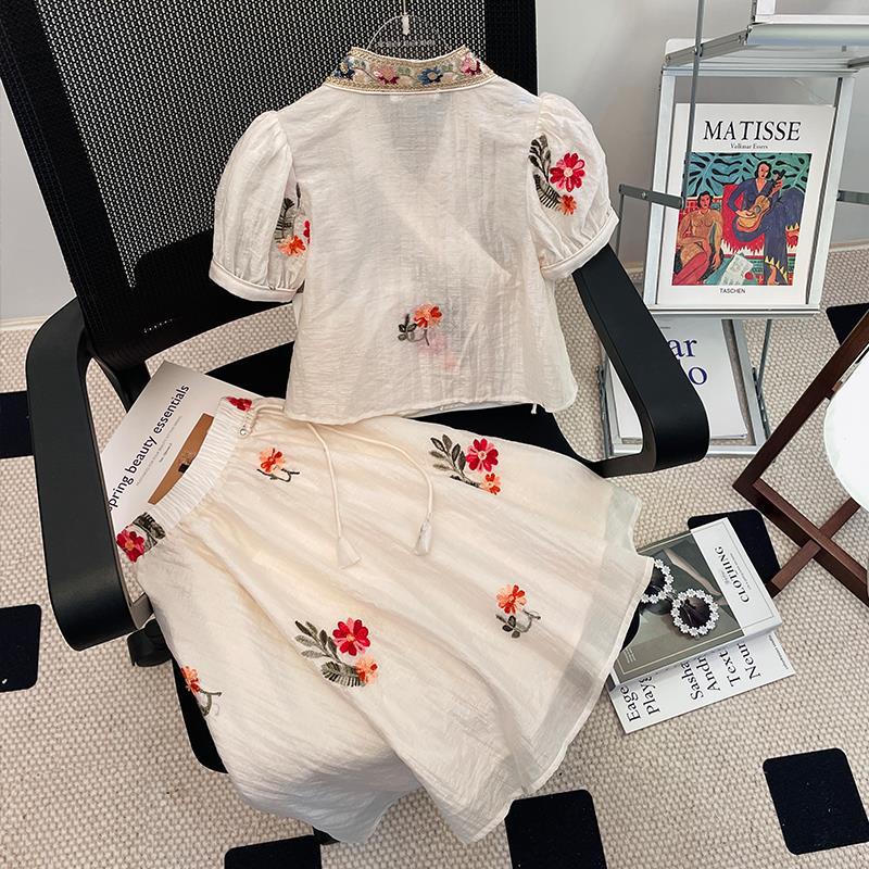 2024 yaz kızlar Set kısa etek  - Baby Clothing Bundles incelemesi ve fiyatı
