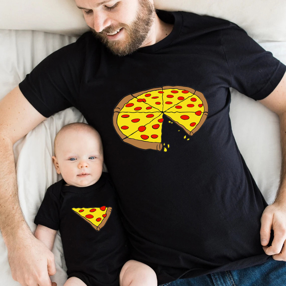 Komik Pizza Baskı Baba Anne Ço - Baby Clothing Crochet incelemesi ve fiyatı