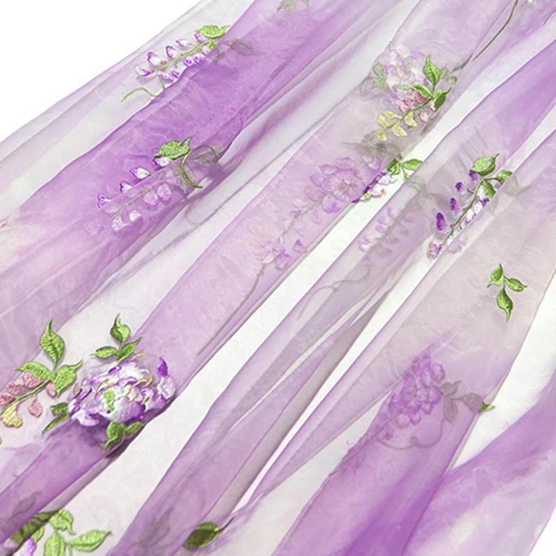 Wisteria Nakış Kumaş DIY Hanfu - Baby Clothing In Summer incelemesi ve fiyatı