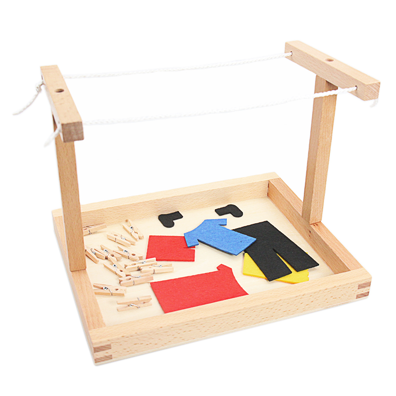 Bebek Montessori Ahşap DIY Min - Baby Clothing Kit incelemesi ve fiyatı