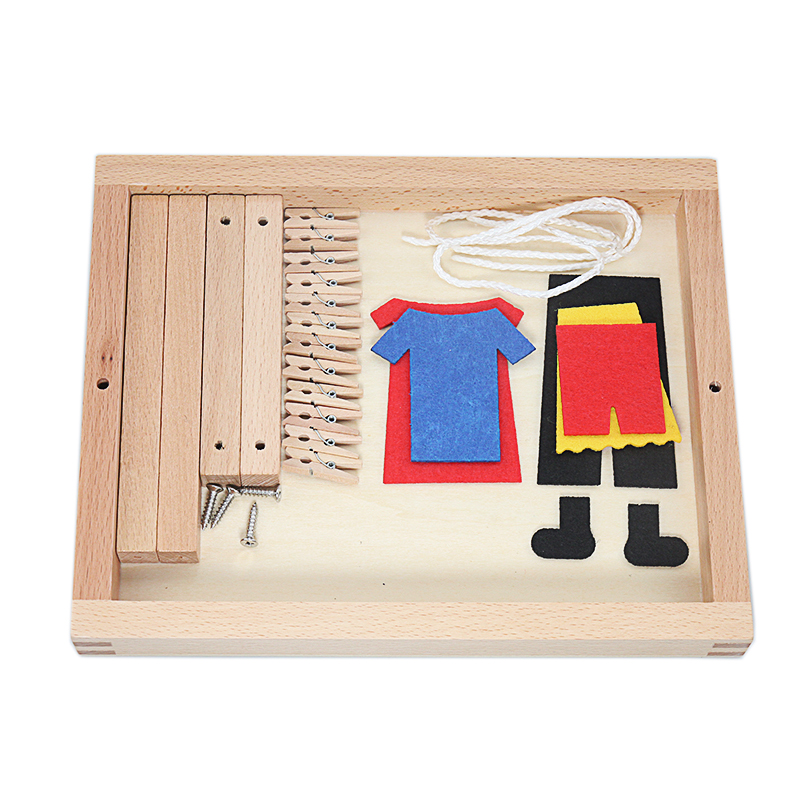 Bebek Montessori Ahşap DIY Min - Baby Clothing Kit incelemesi ve fiyatı